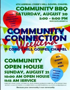 0820 Cobbs Hill Gospel Chapel Community BBQ